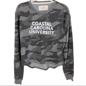 Coastal Carolina University tonal grey camo sweatshirt s